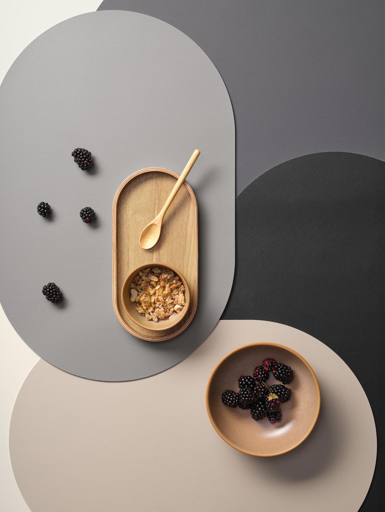 tischset oval, stone