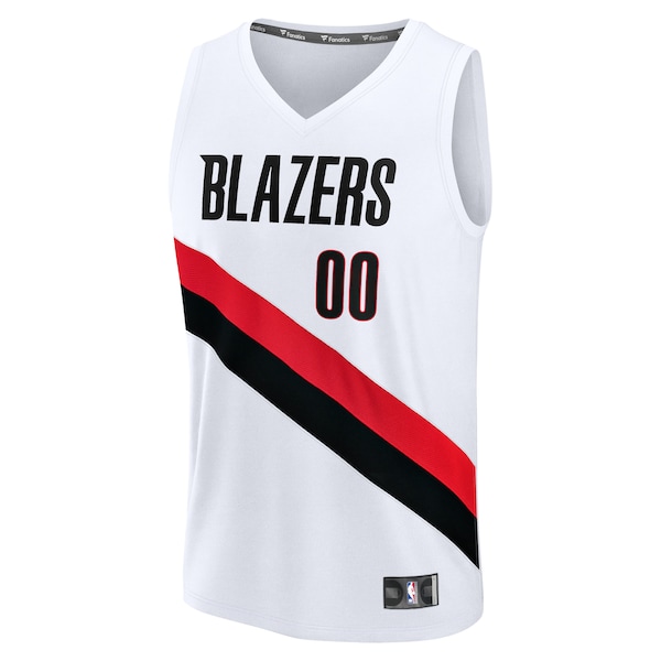 Portland Trail Blazers  Fast Break Replica Custom Jersey - Association Edition - White