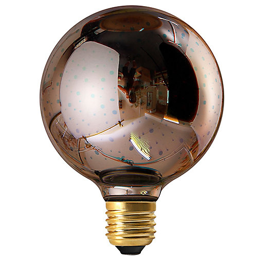 Ampoule LED décorative globe Cosmos globe G95 E27 1,5W 60lm ⌀9,5 x H.13cm blanc chaud Girard Sudron