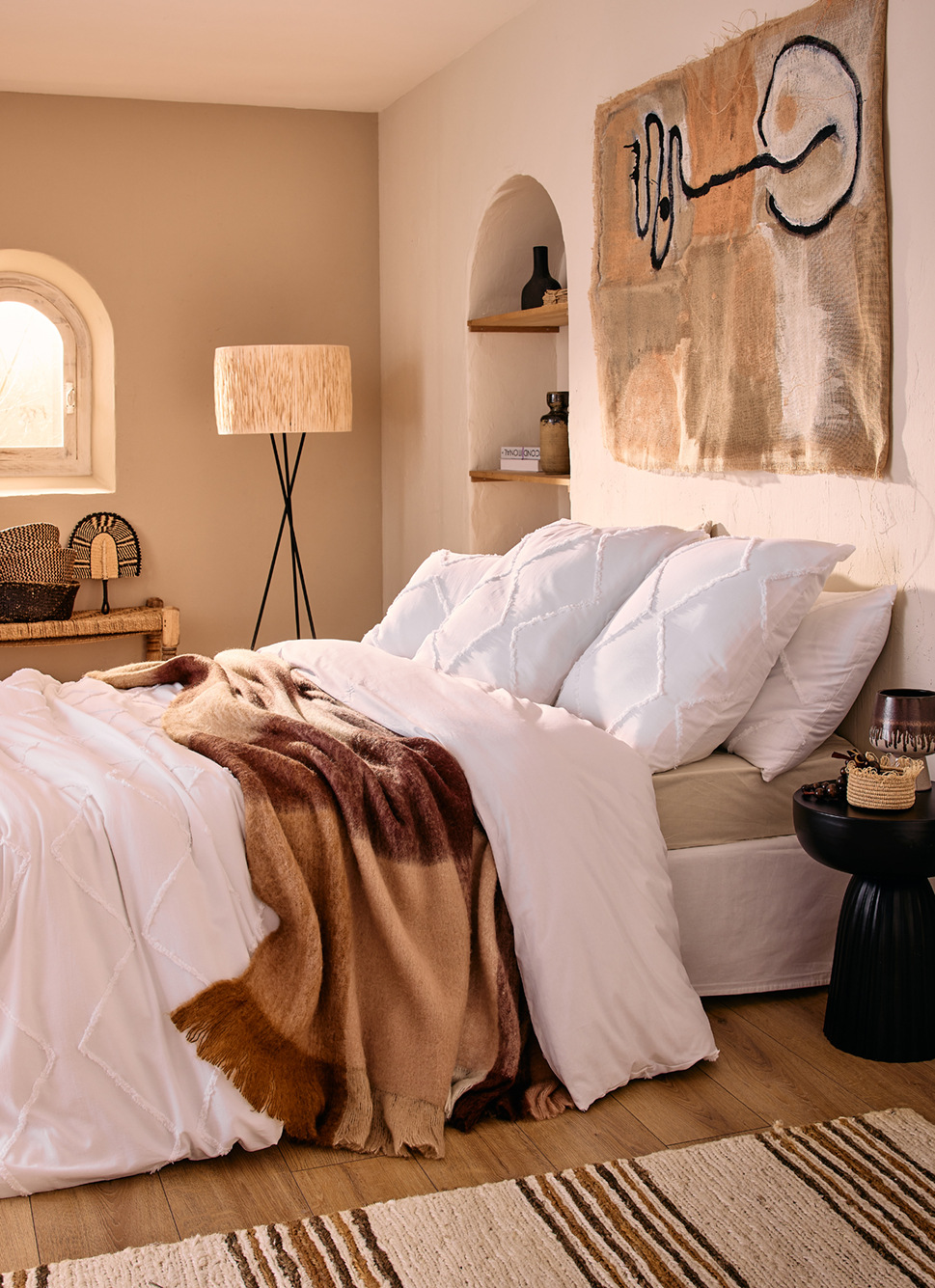 HOUSSE DE COUETTE ÉMOTION IVOIRE