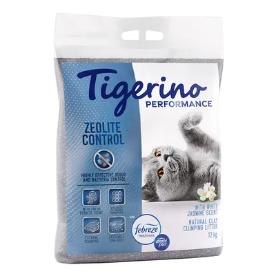 Tigerino Performance Cat Litter Zeolite Control - Febreze White Jasmine Scent
