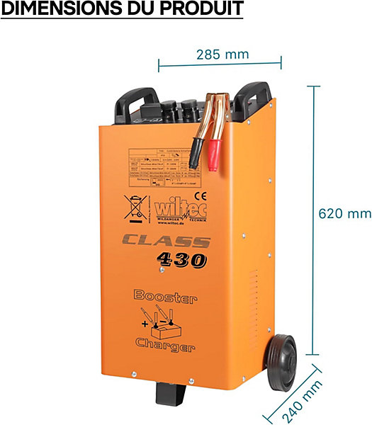 Chargeur de Batterie Boost 43012 V et 24 VChargement de Moto Voiture Auto Véhicule Chantier