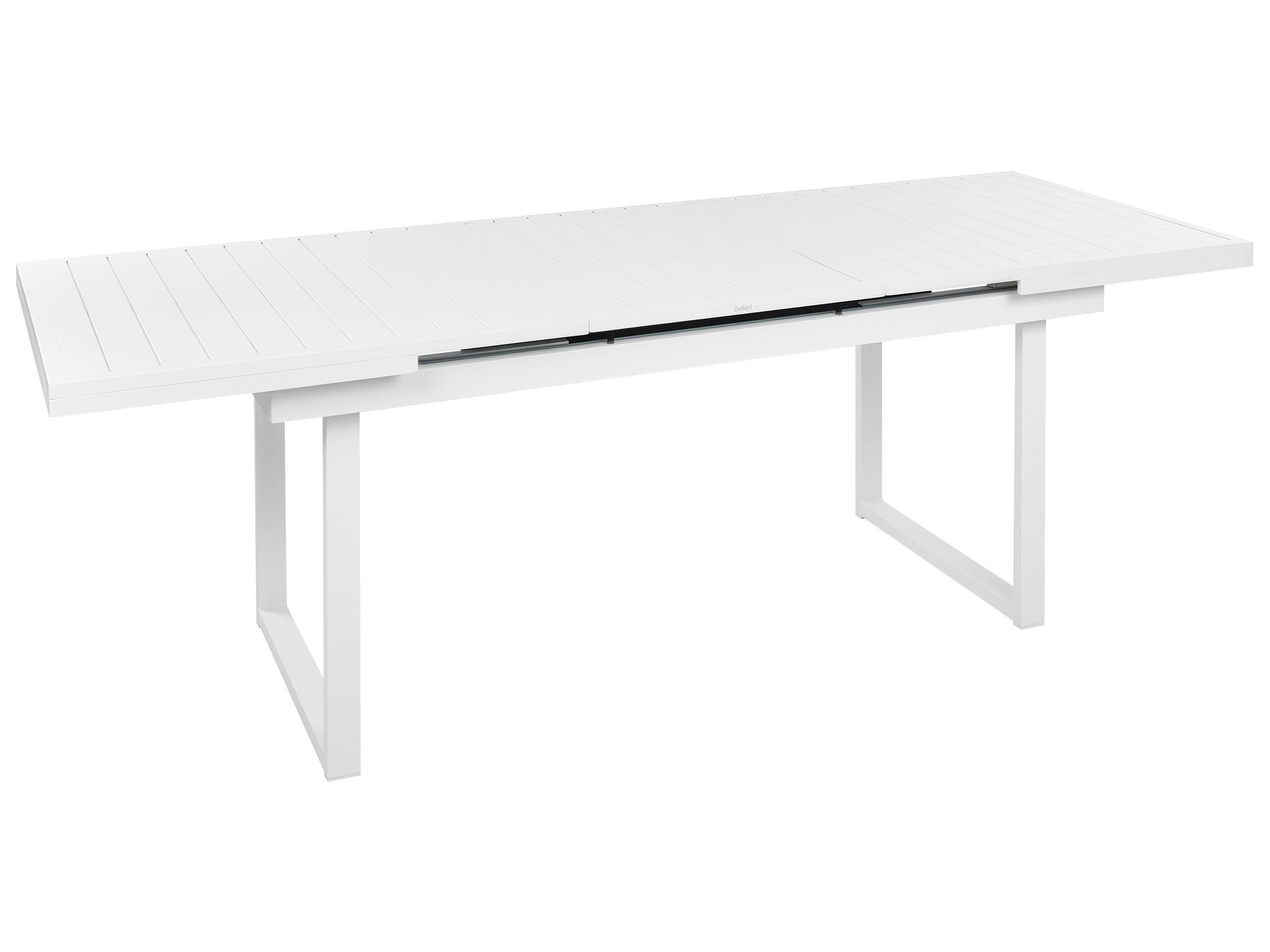 Stół ogrodowy rozkładany 180/240 x 90 cm biały