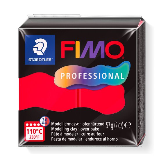 Fimo Professional True Red Modelling Clay 57g