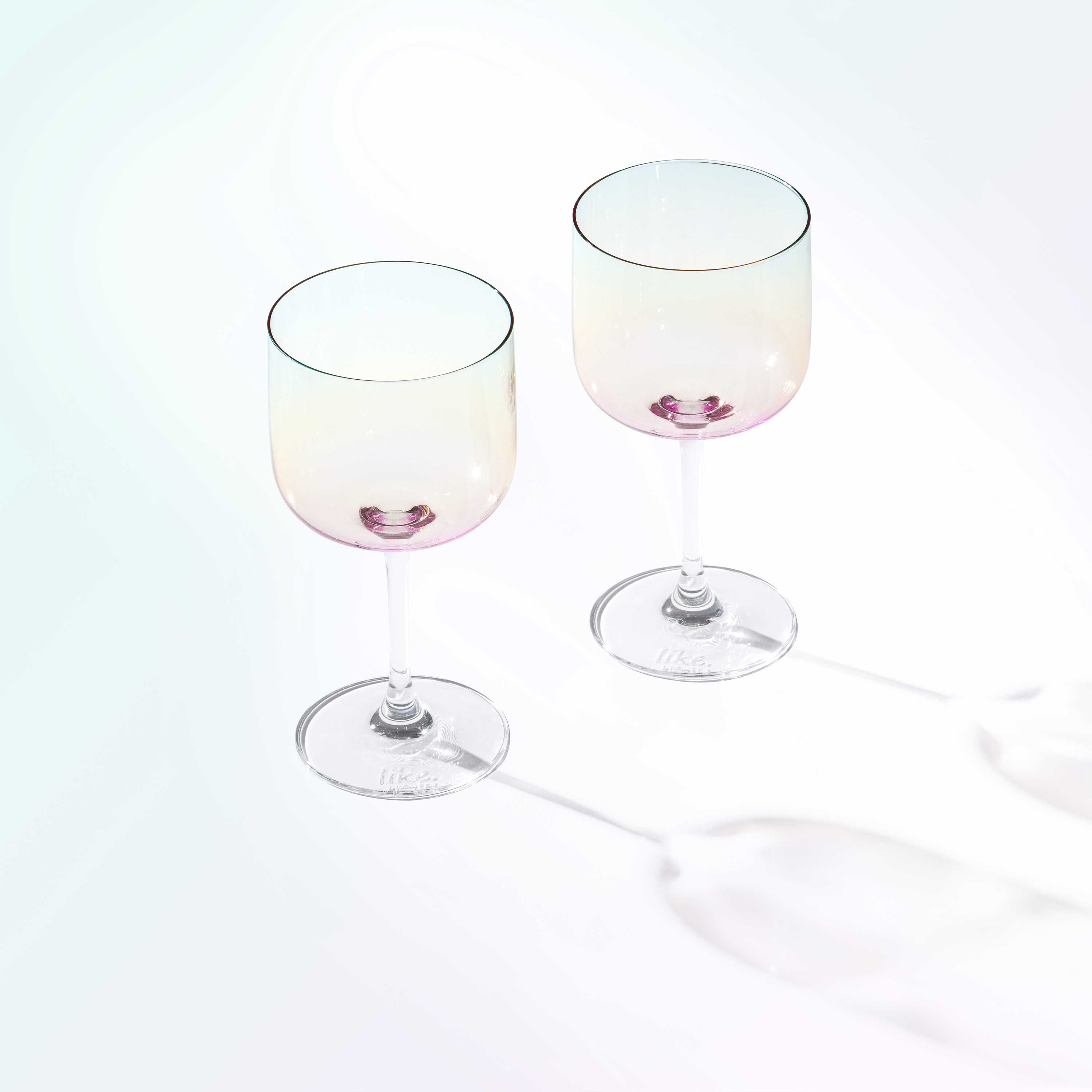 Like Glass Wine glass - Multi-colored, 6.8 oz, crystal glass