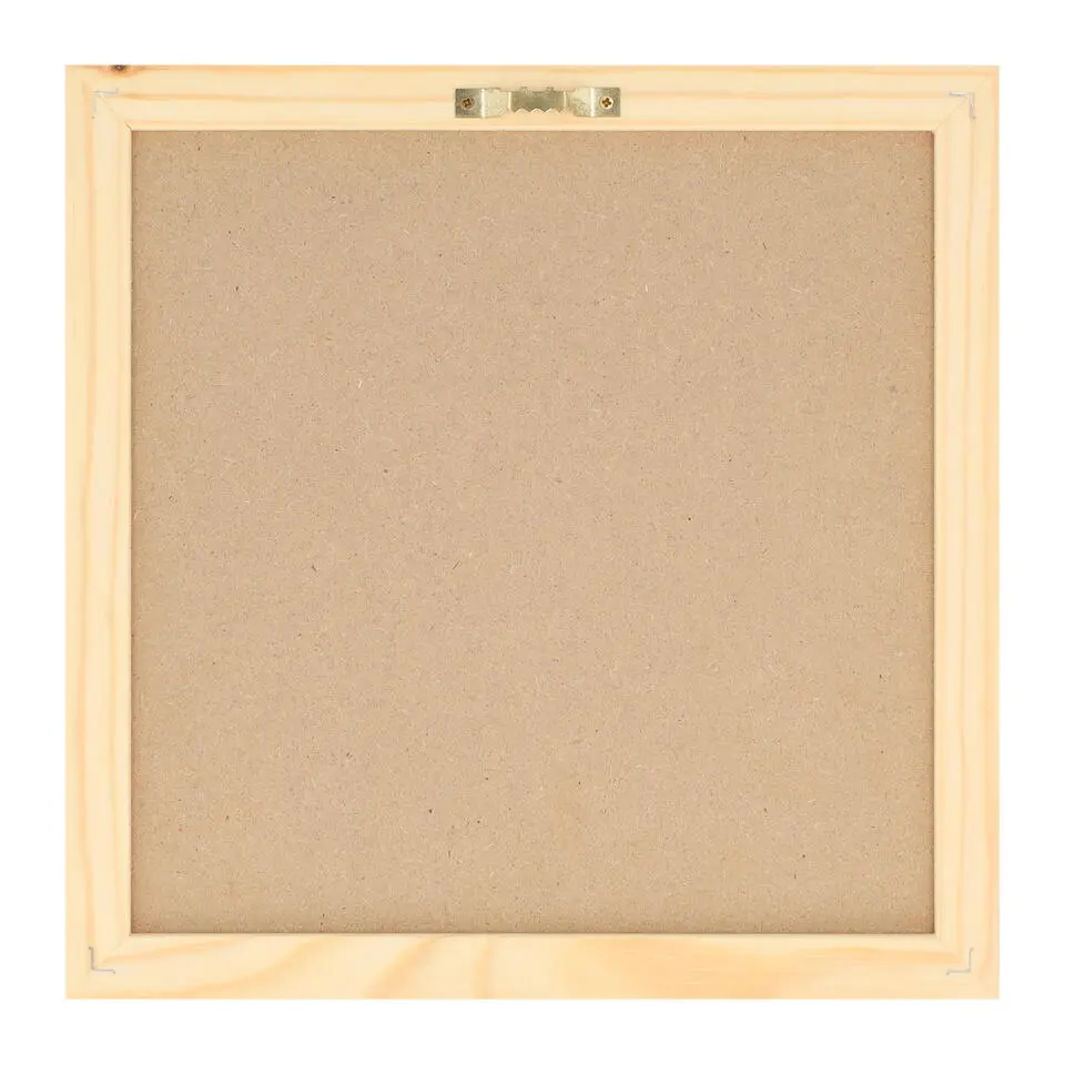 QUVIO Letterbord - Wit met houten lijst