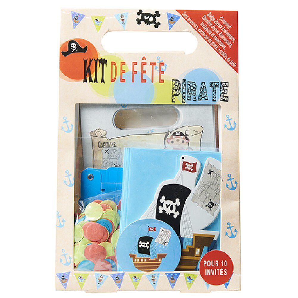 Kit déco anniversaire thème pirate