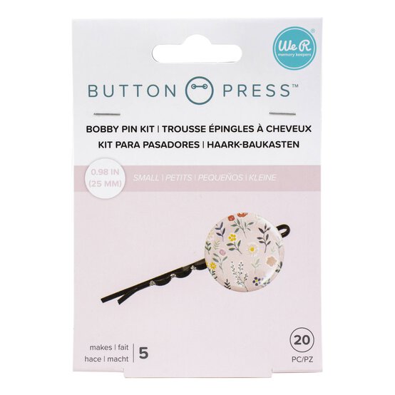 We R Makers Button Press Bobby Pin Kit