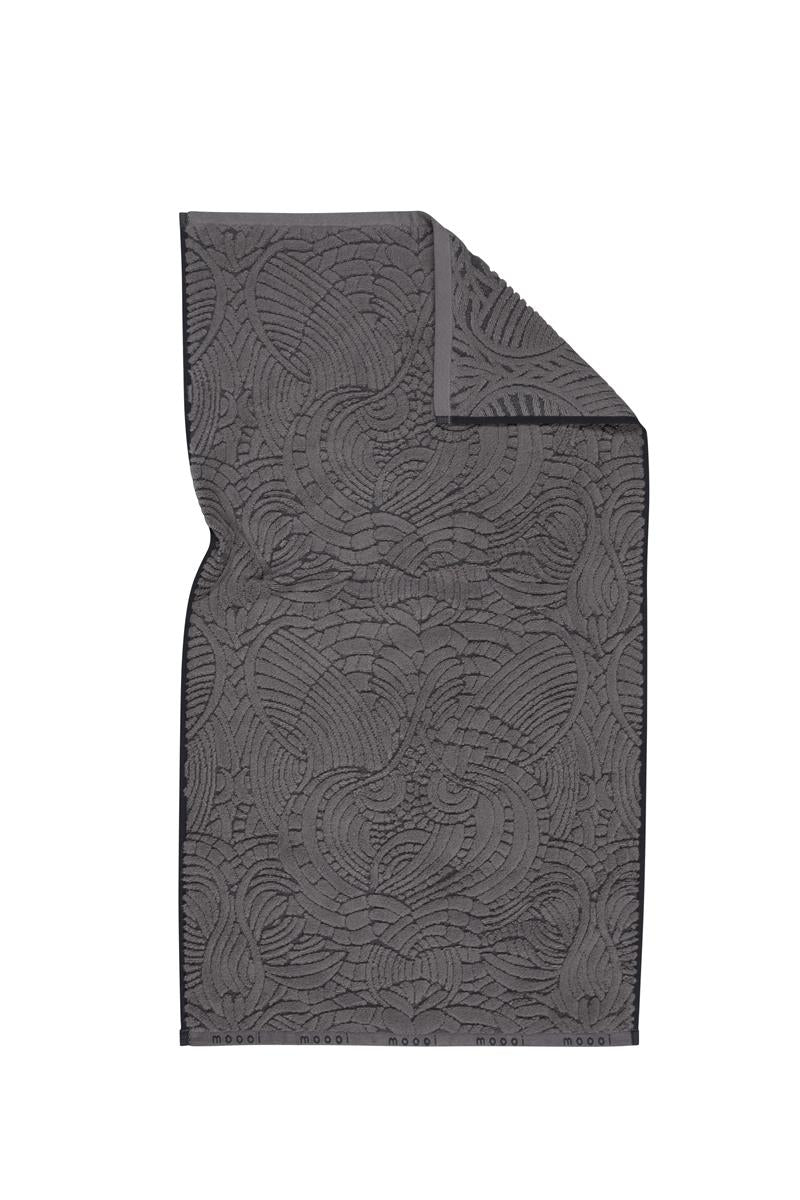 MOOOI Dodo Pavone - Douchehanddoek - Raven - 55x100 / 22x40 Inch cm