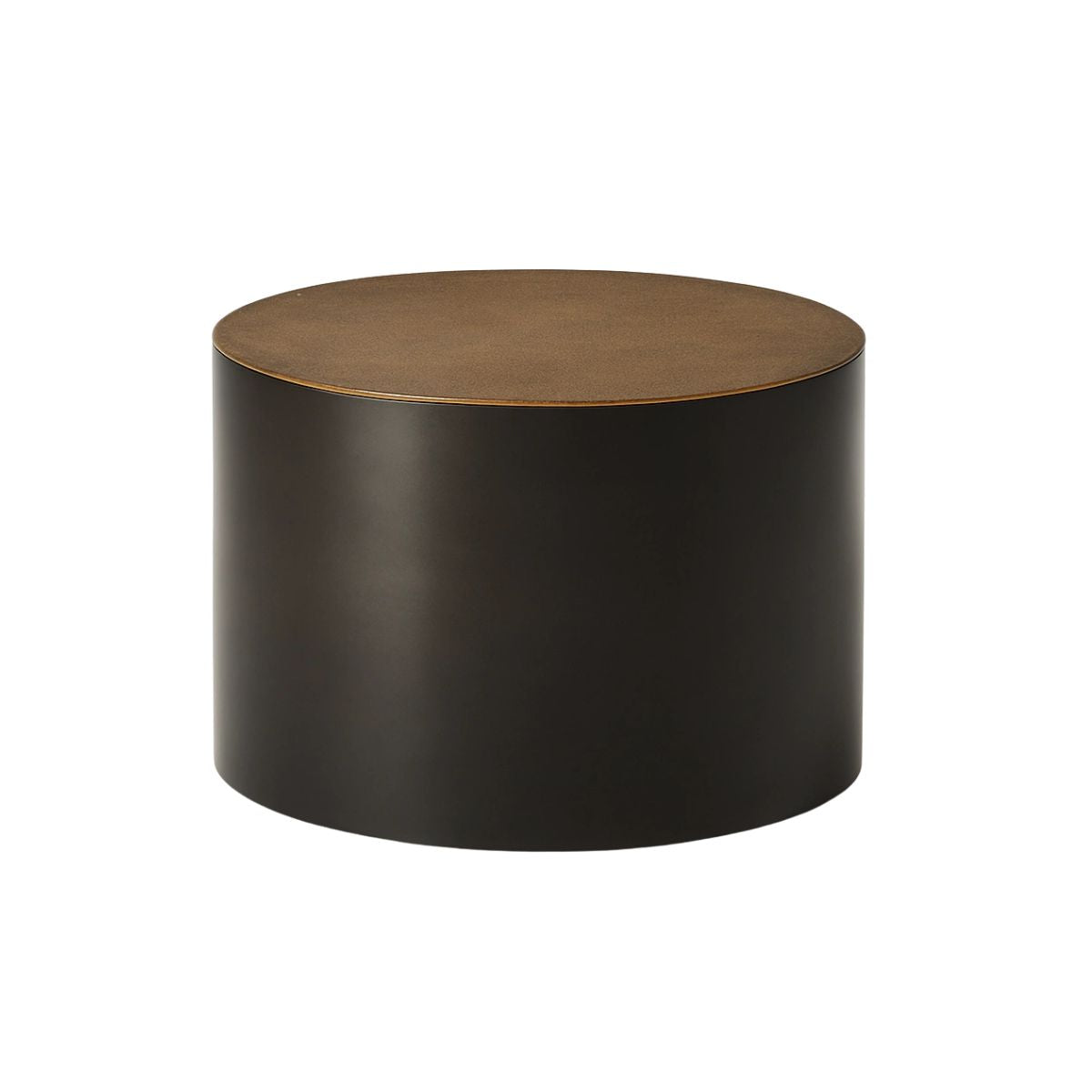 StarFurn Salontafel Fiore - Rond Goud/Zwart - 60x60x45cm