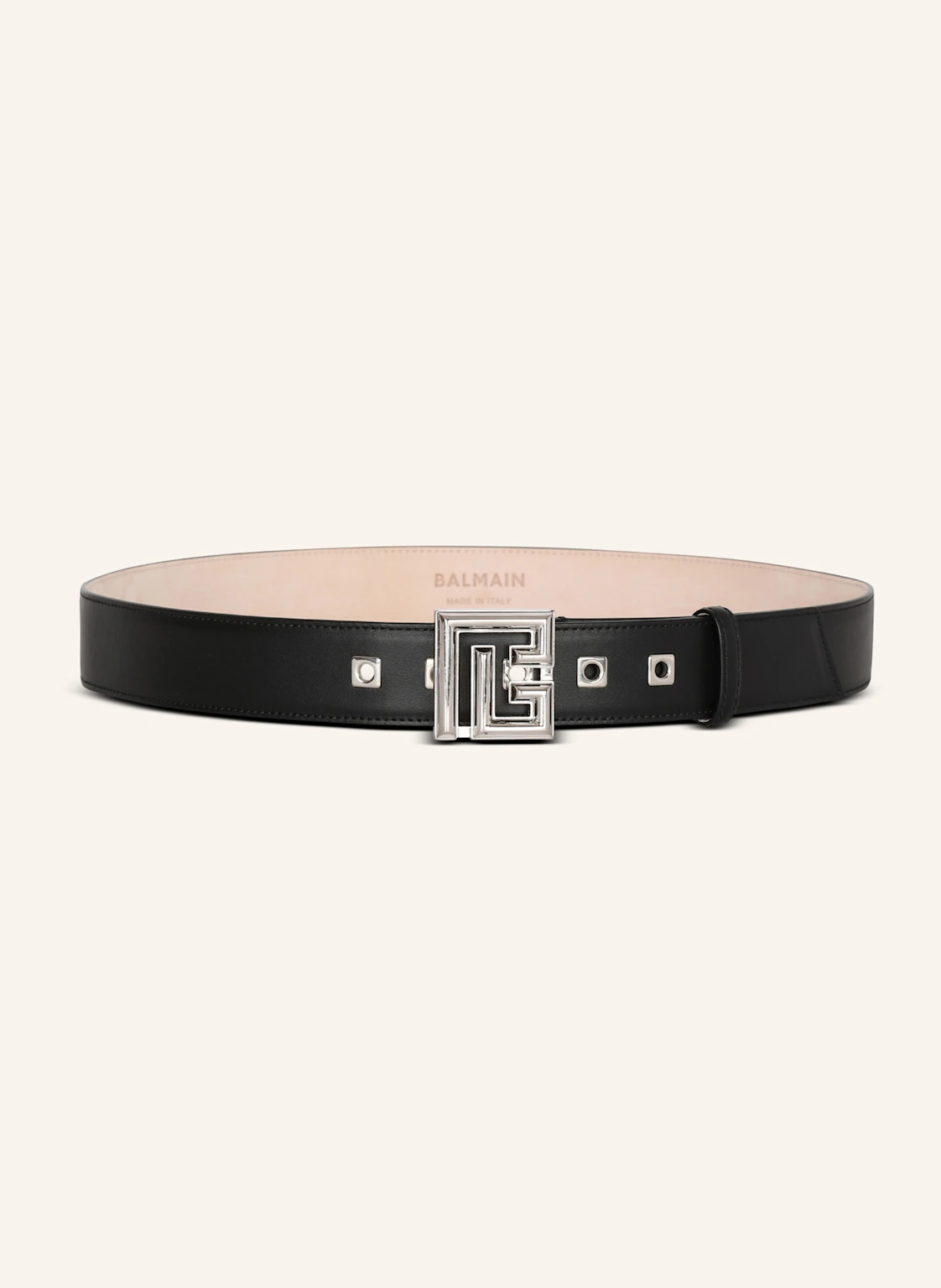 BALMAIN Gürtel P-Belt aus Leder
