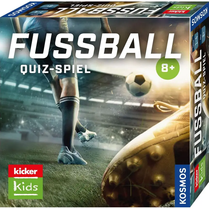 Quizspiel Set bestehend aus verschiedenen Artikeln Kicker Kids