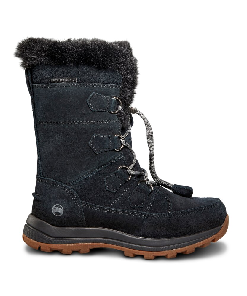 WindRiver Women's Ice Queen IceFX T-Max Insulated Waterproof Leather Winter Boots - Black