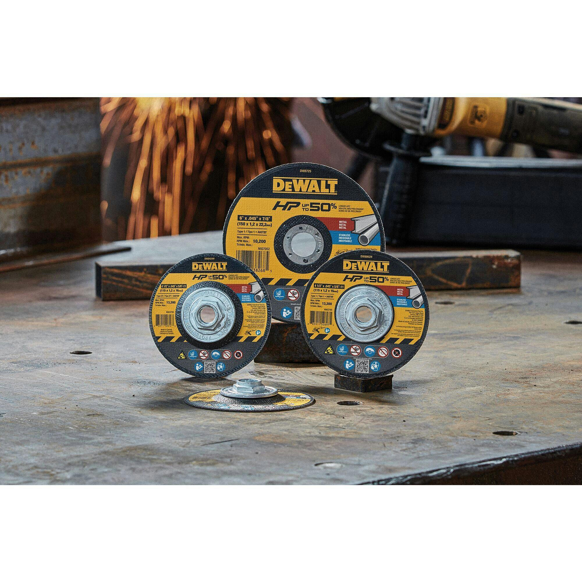 DEWALT Type 01 Aluminum Oxide Thin Cut off Wheel for Metal