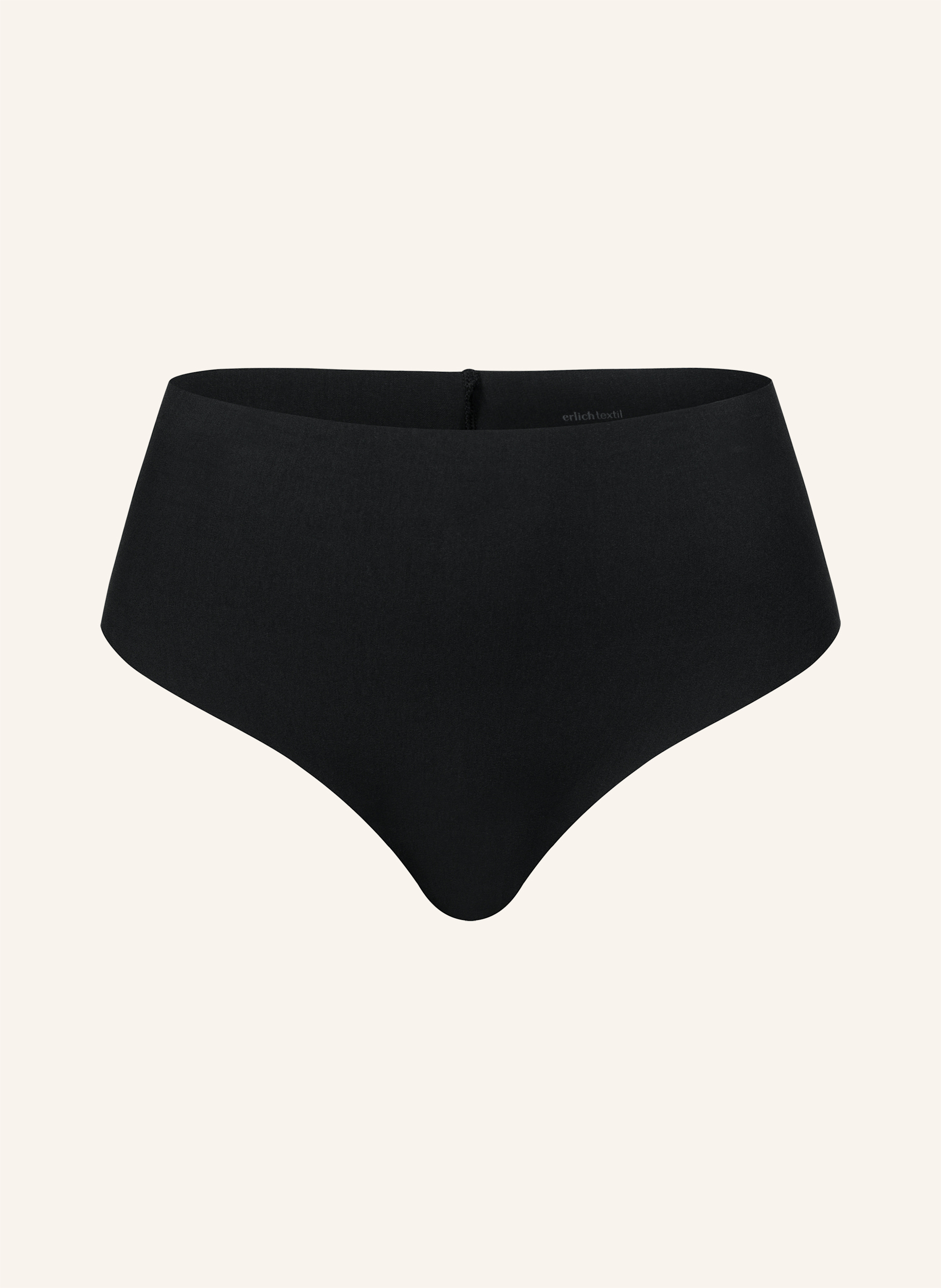 erlich textil Light Touch High Waist Brazil String mit weichem Modal - nahtlose Kanten