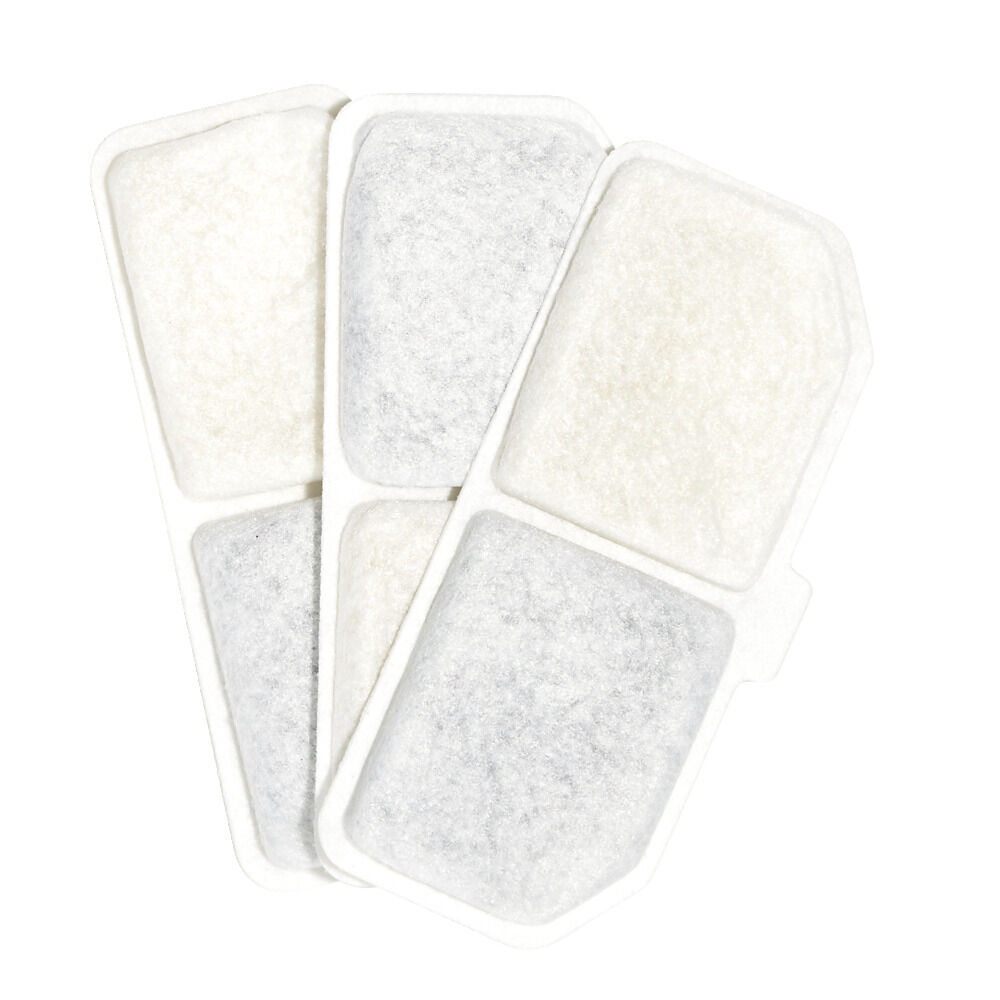 Lot de 3 filtres fontaine à eau pour chat