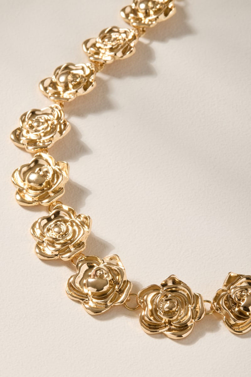 Sophie Rosette Collar Necklace