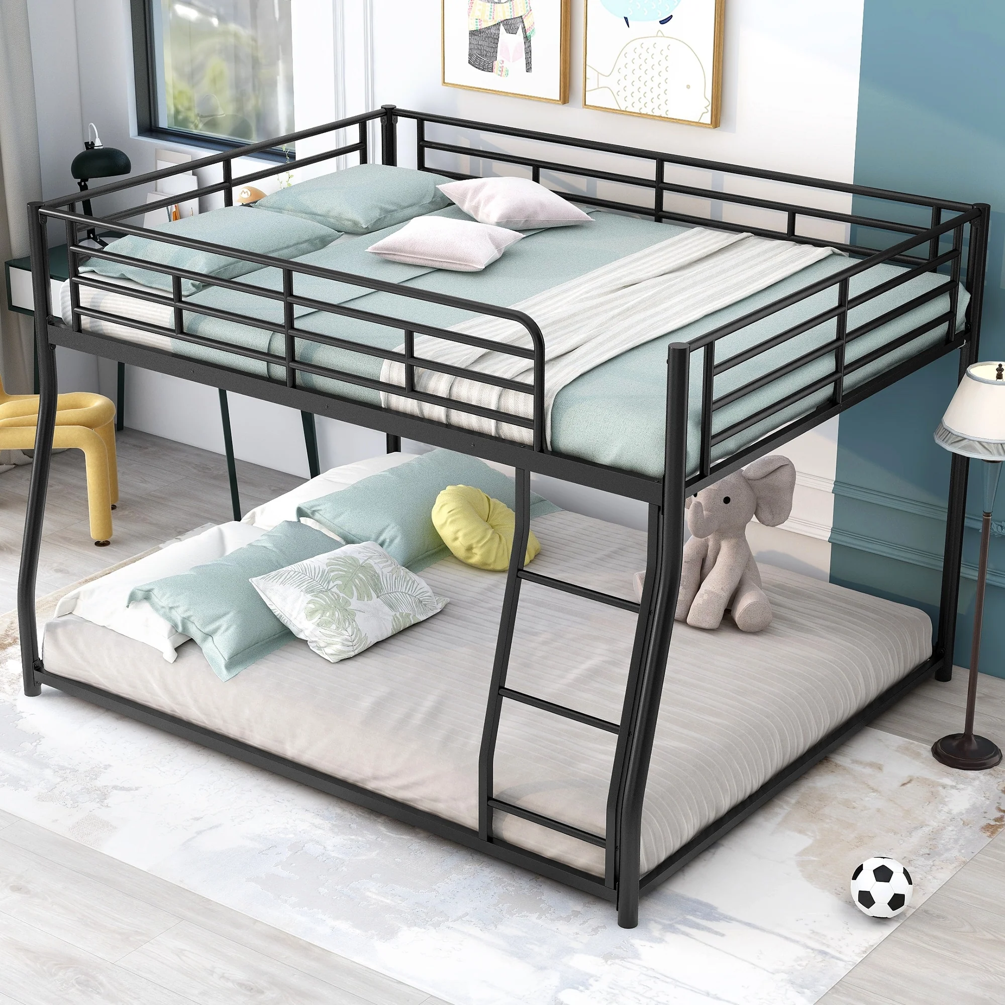 Metal Floor Bunk Bed