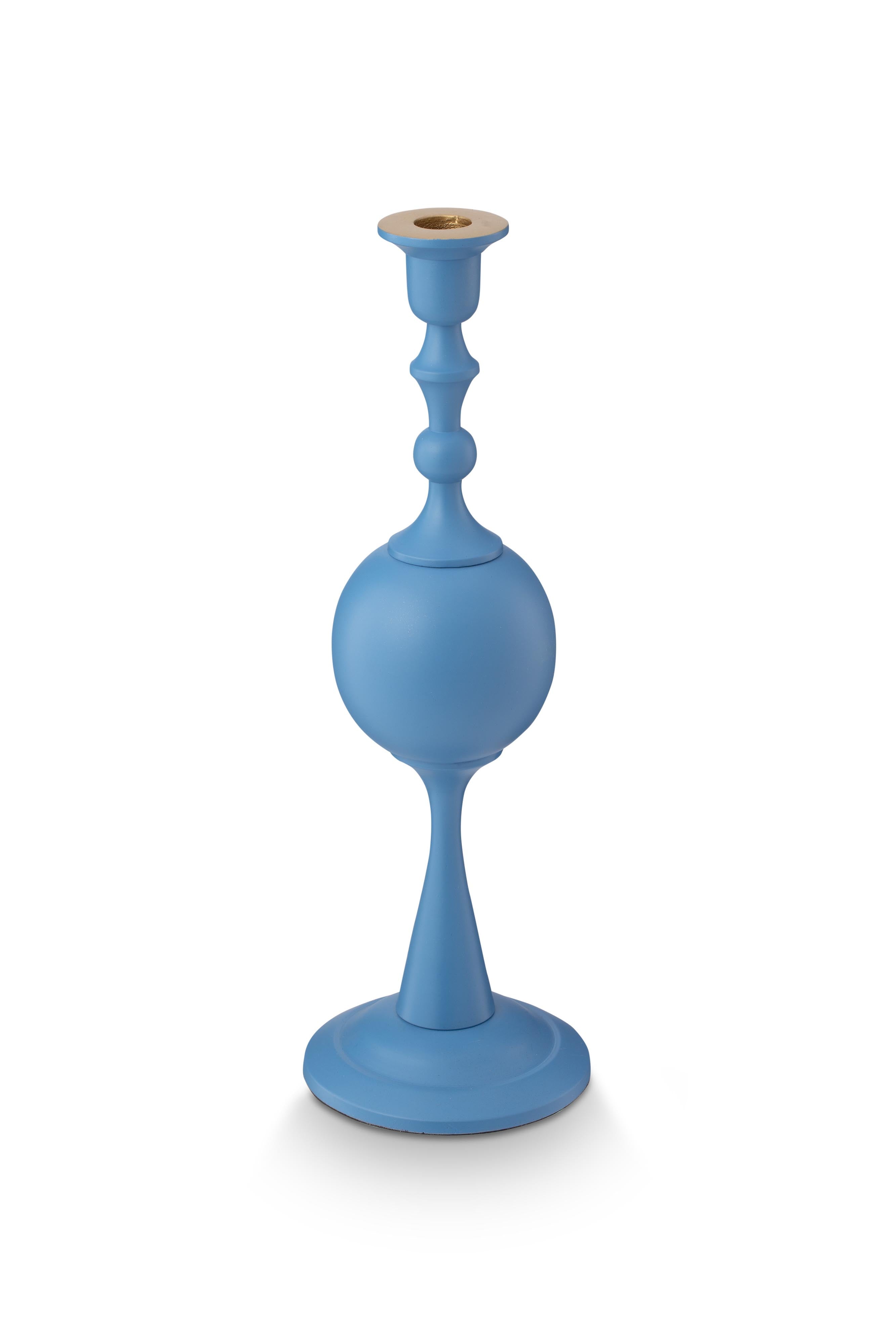 Pip Studio Kandelaar Sphere - Metaal - Lichtblauw - 37cm