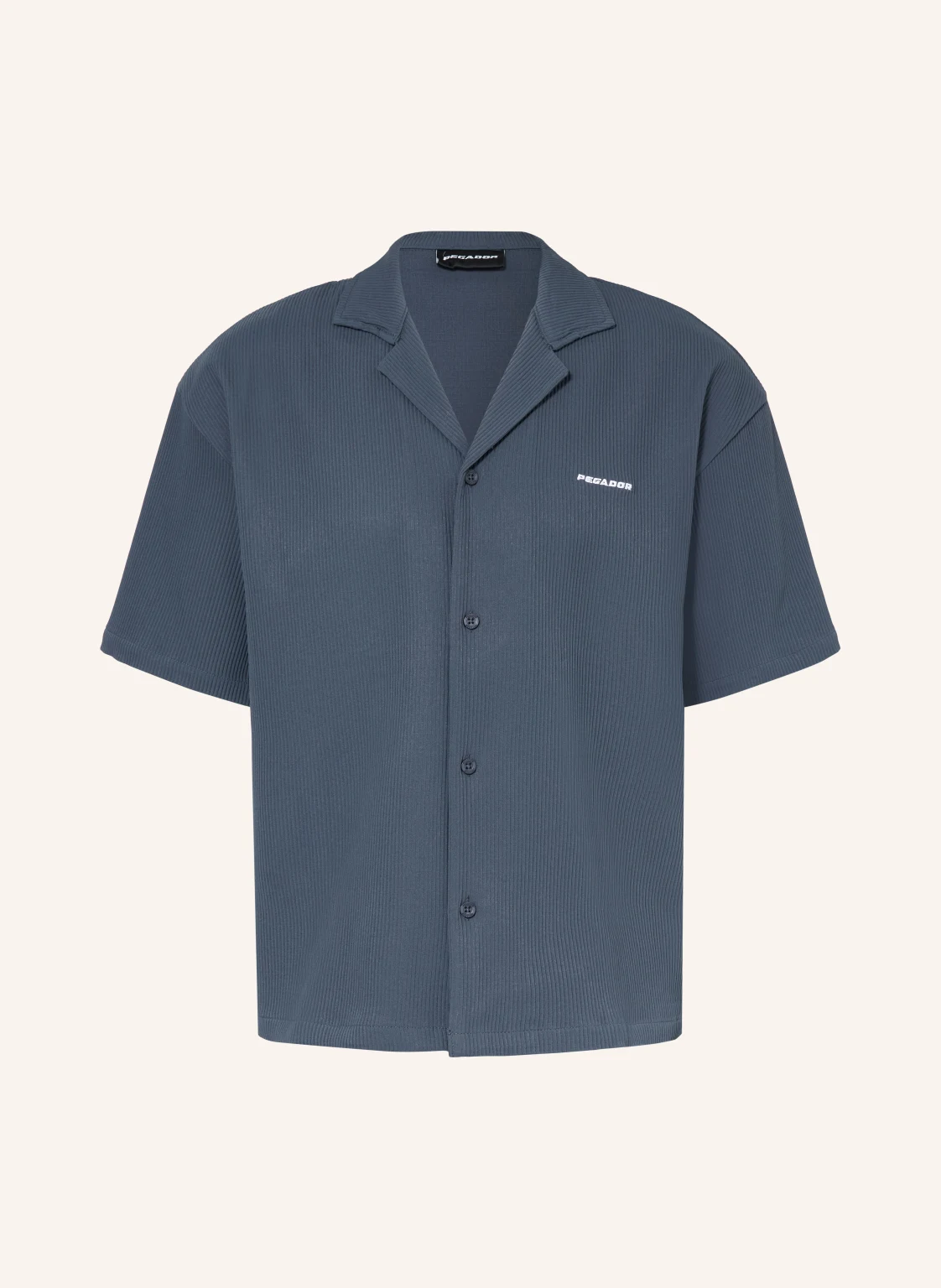 PEGADOR Resorthemd TROY Comfort Fit mit Plissees