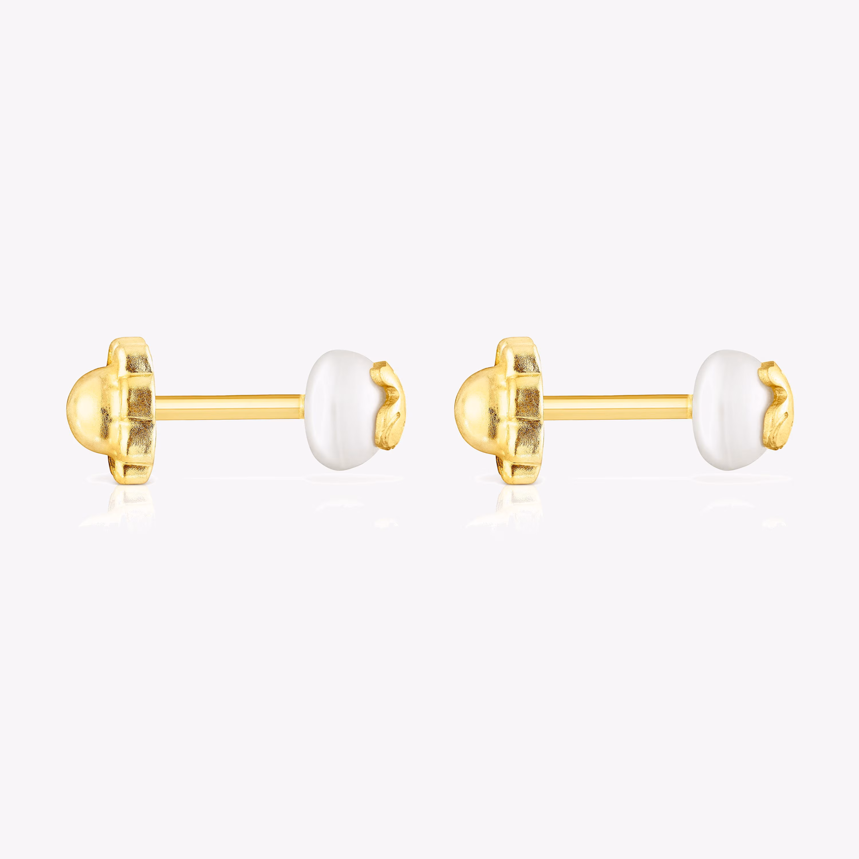 Pendientes perla motivo oso de oro Baby TOUS