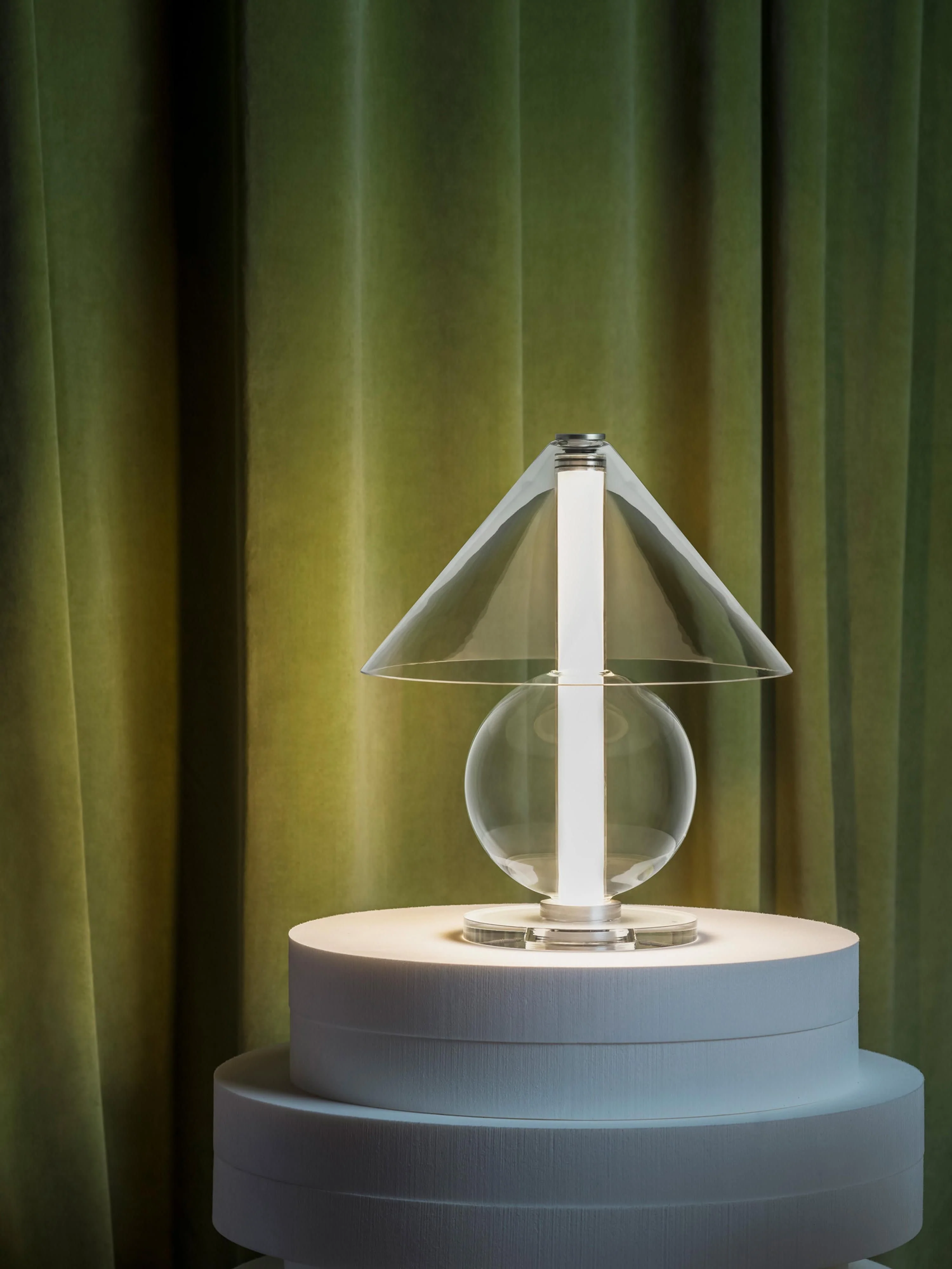 Dimmbare mundgeblasene Led-Tischlampe Fragile