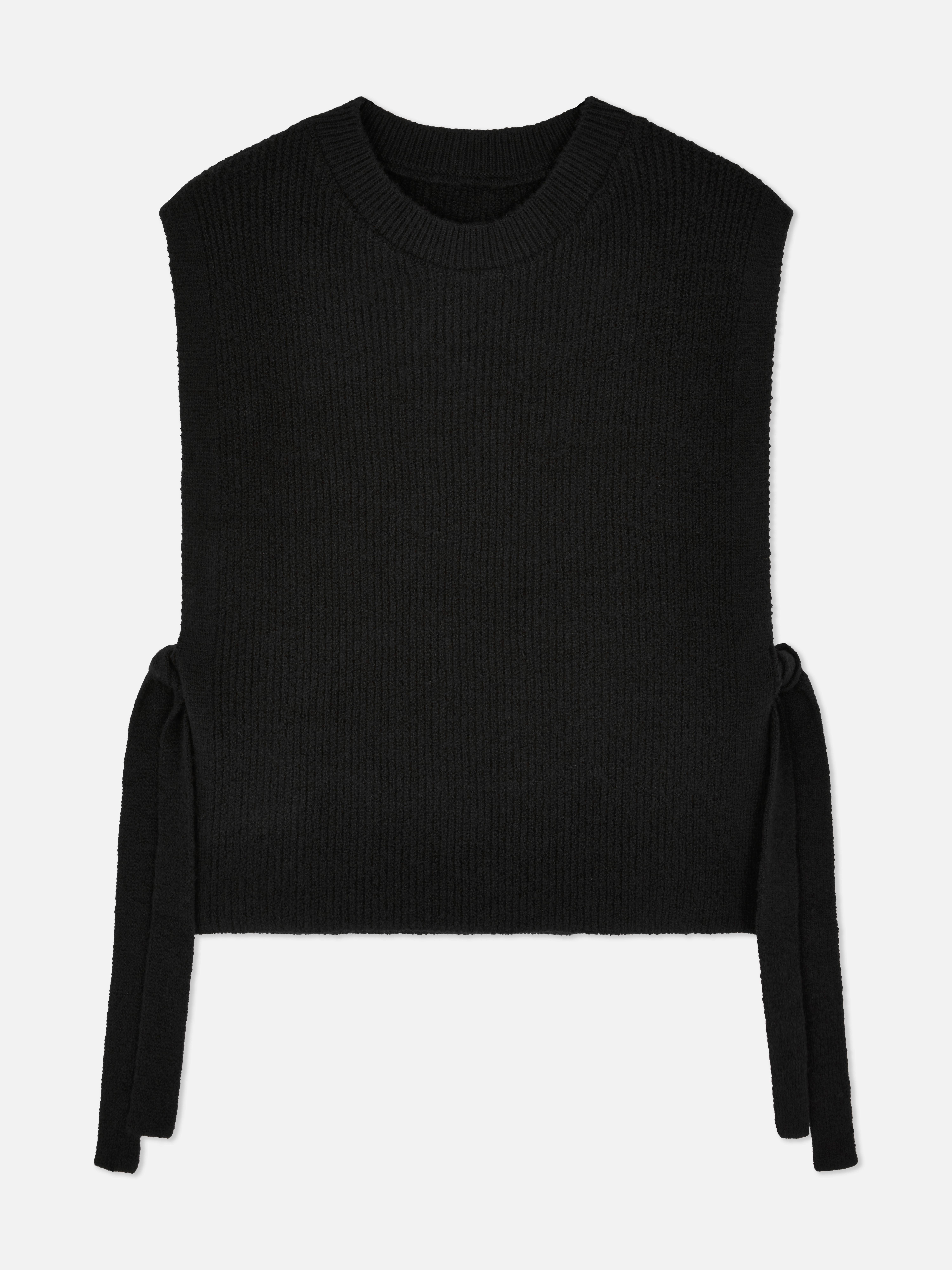 Knitted Tie Side Bib