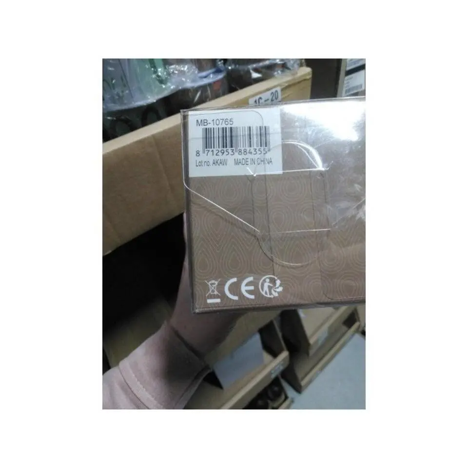 Bellatio decorations Kaars - LED - goudkleurig - 15 cm