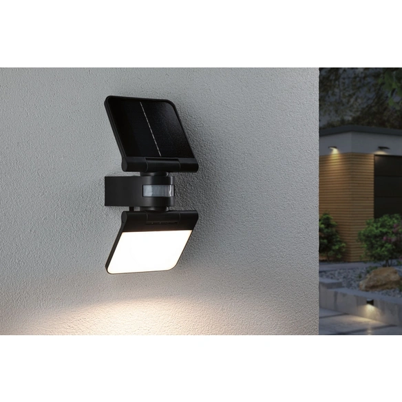 Solarleuchte, outdoor, IP65, schwarz