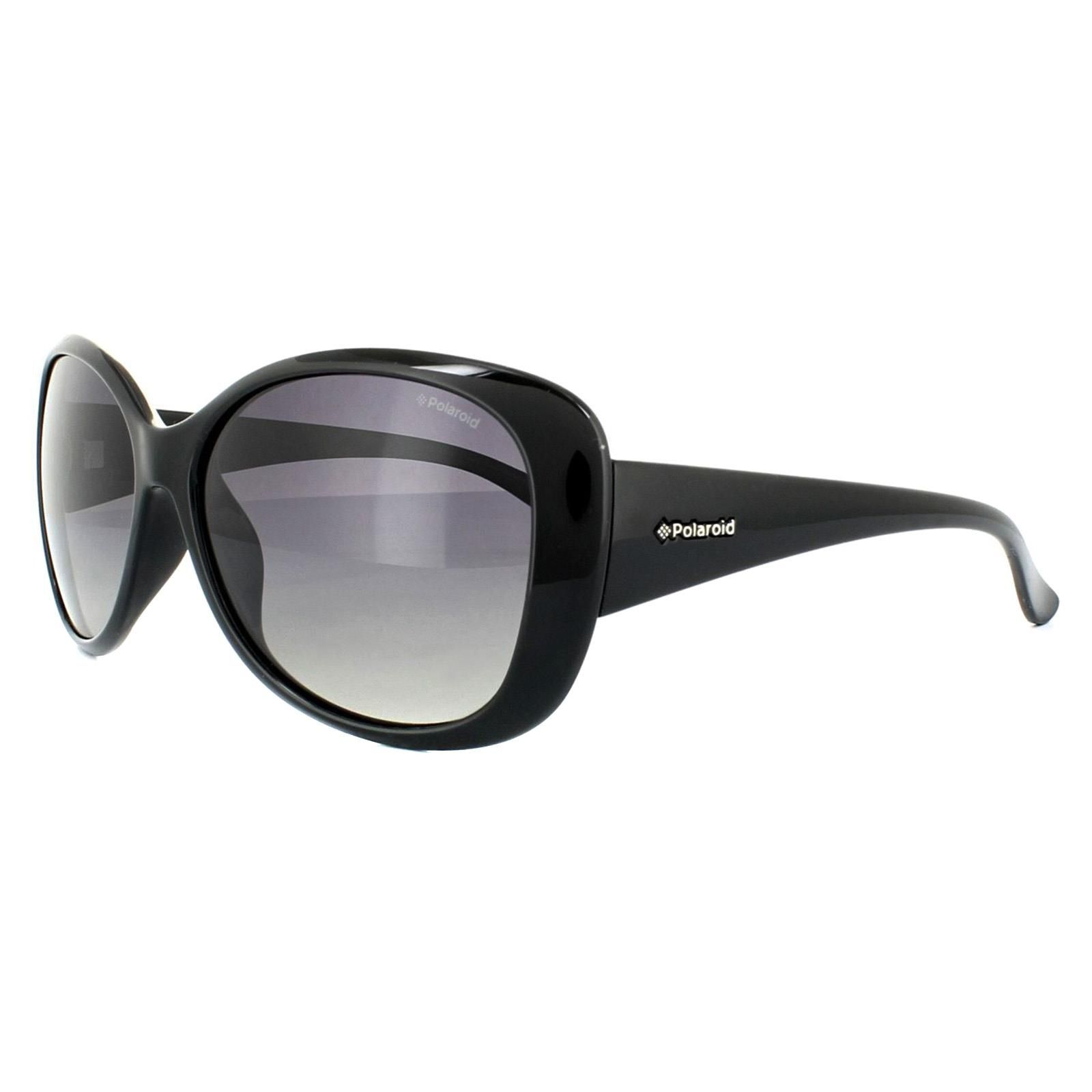 Polaroid Fashion Black Grey Gradient Polarized Sunglasses
