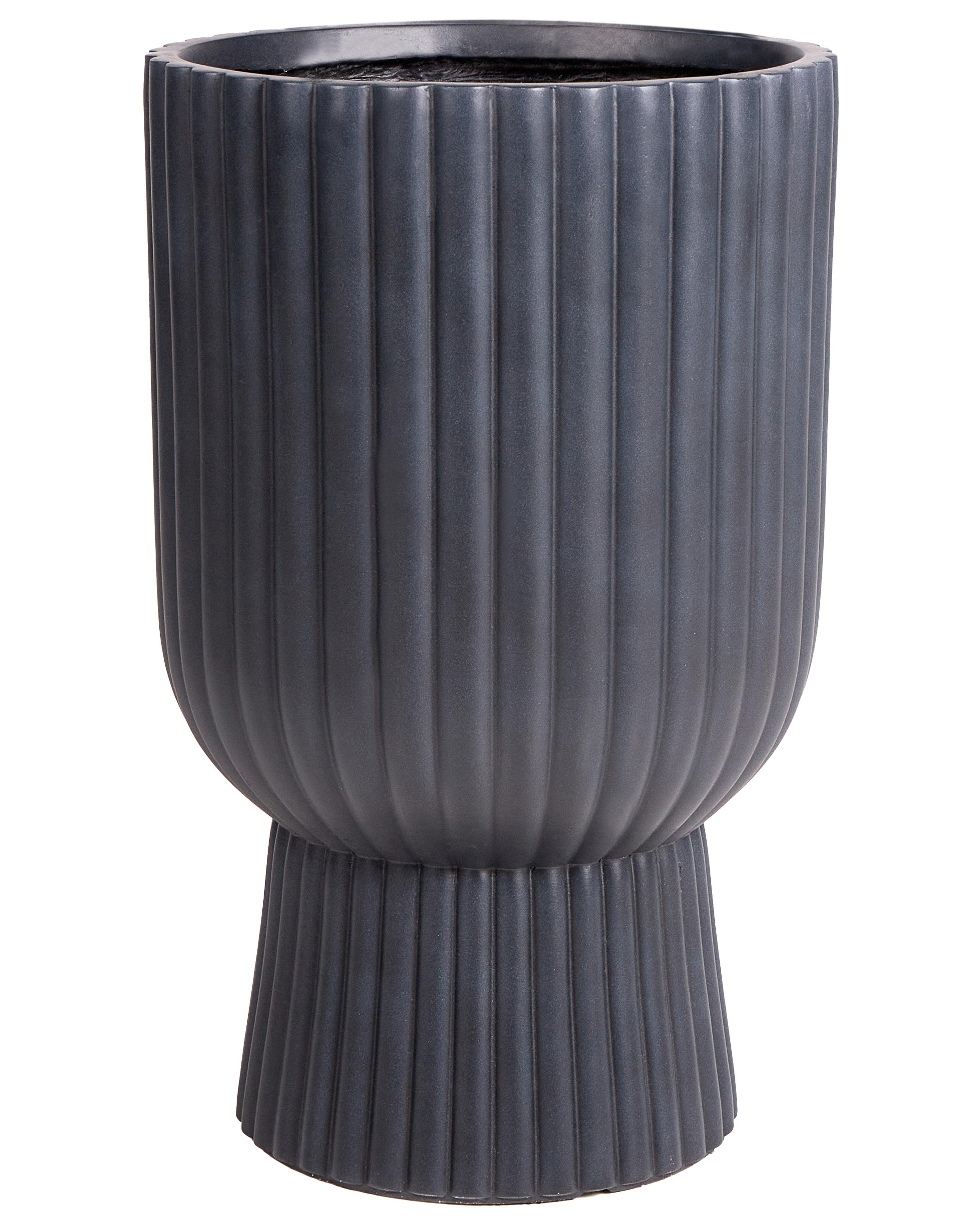 Plant Pot TAXODIUM 34 cm Graphite Grey