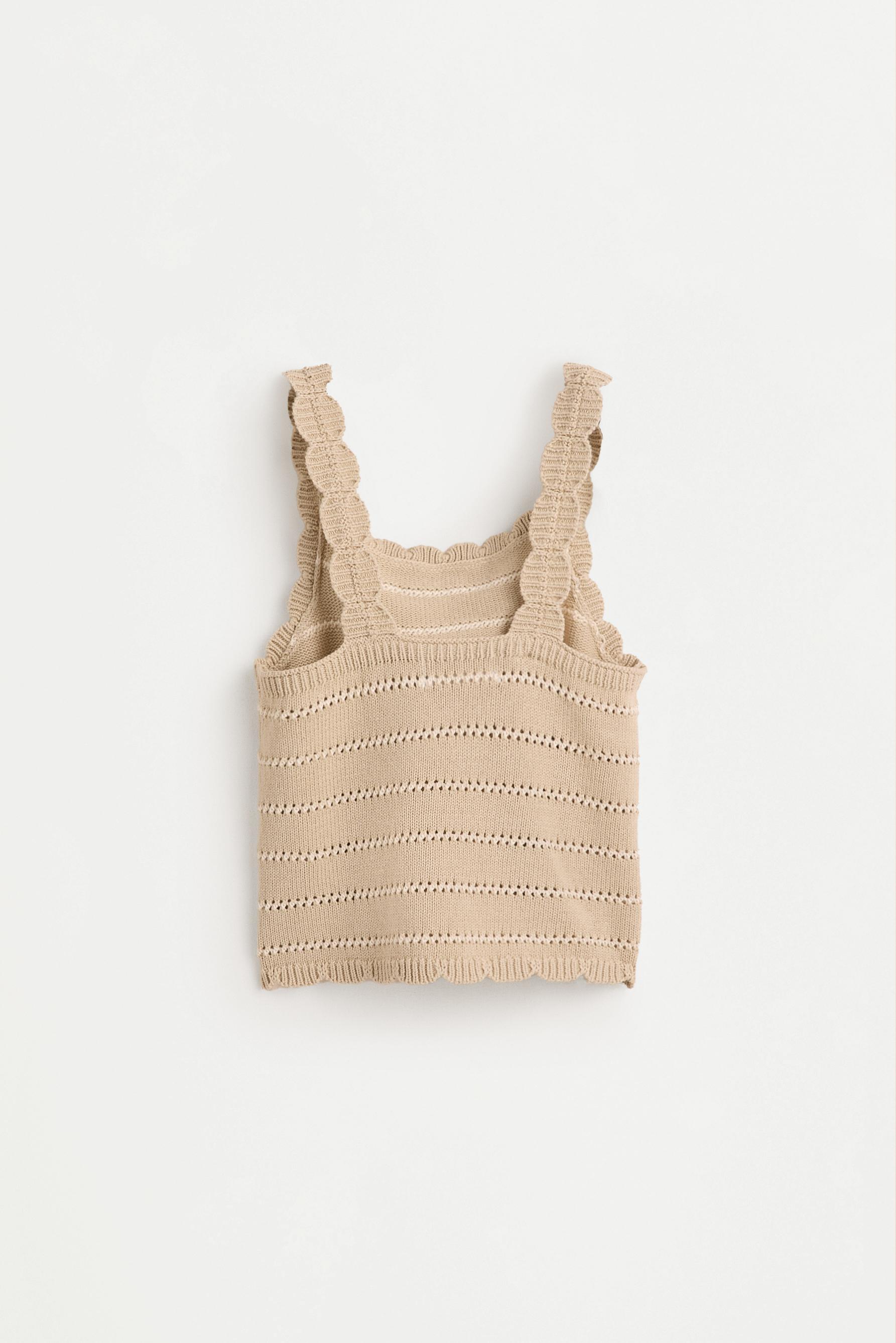 Niña | Top rayas beige