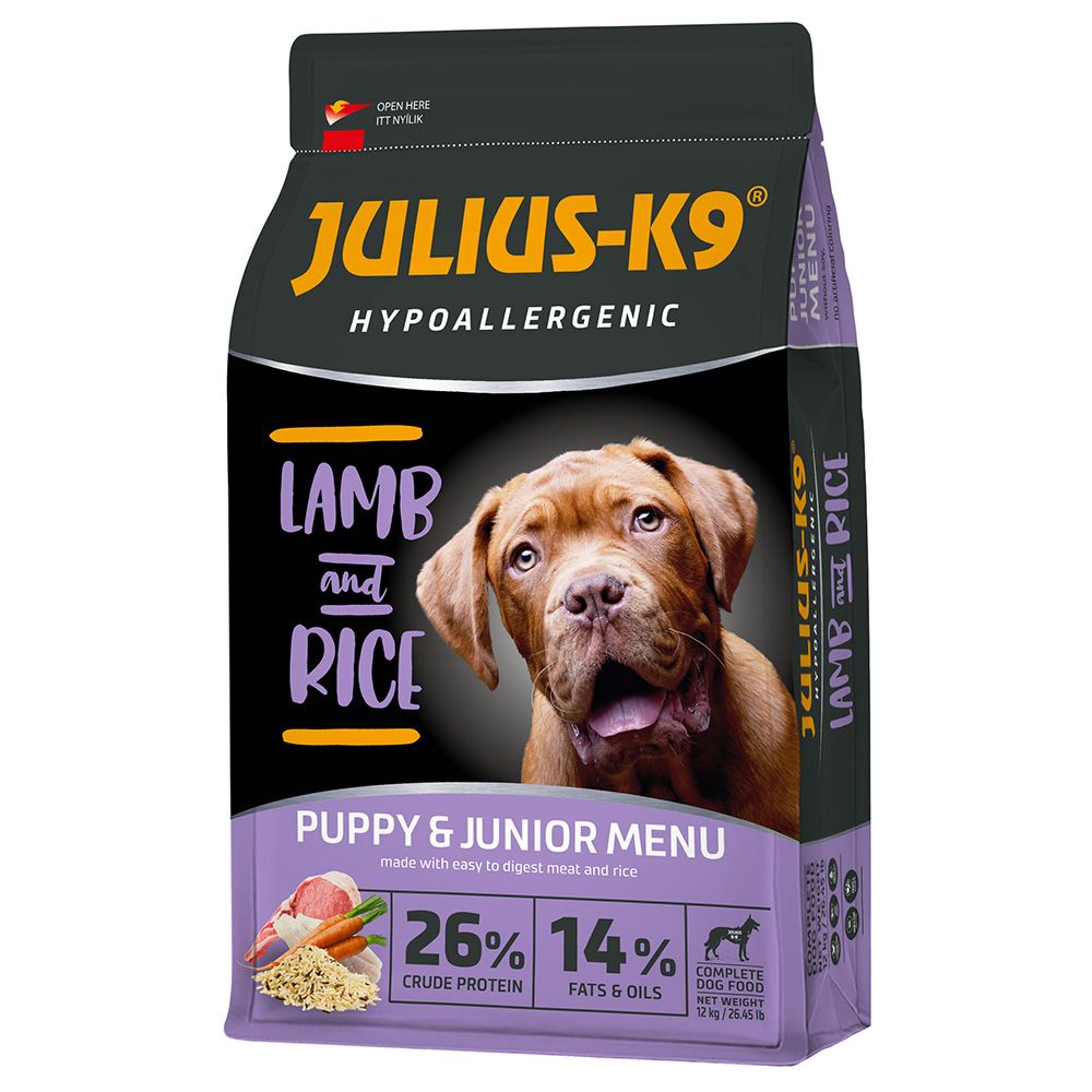 JULIUS-K9 High Premium Puppy & Junior Hypoallergenic Lamb