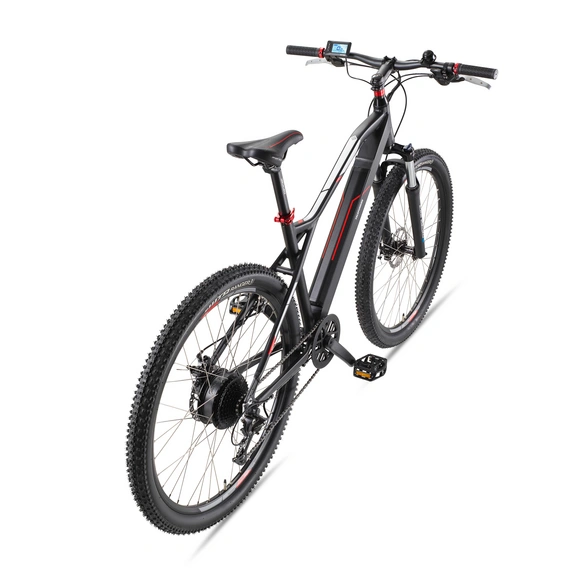 E-Bike All-Terrain »M927«, max. 25 km/h, 9 Gänge, anthrazit/rot