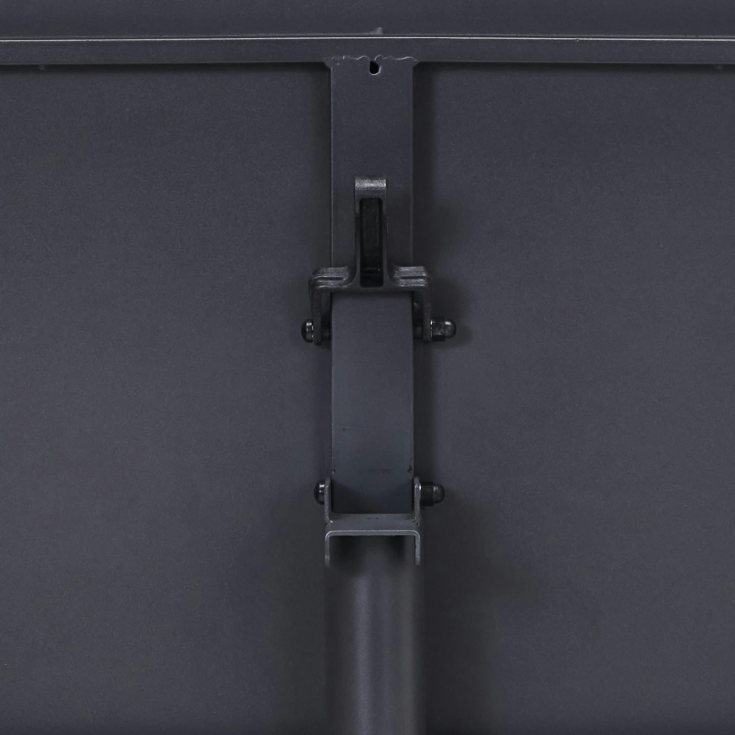 HELO - Table de repas ronde 3 places en métal noir