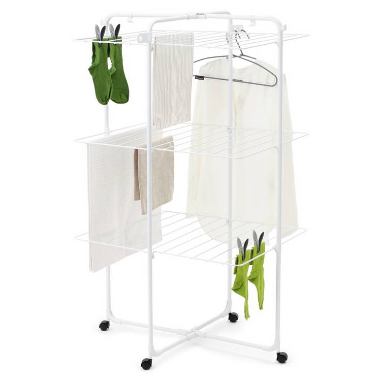 Brabantia 23m Hang On Tower Clothes Airer - White