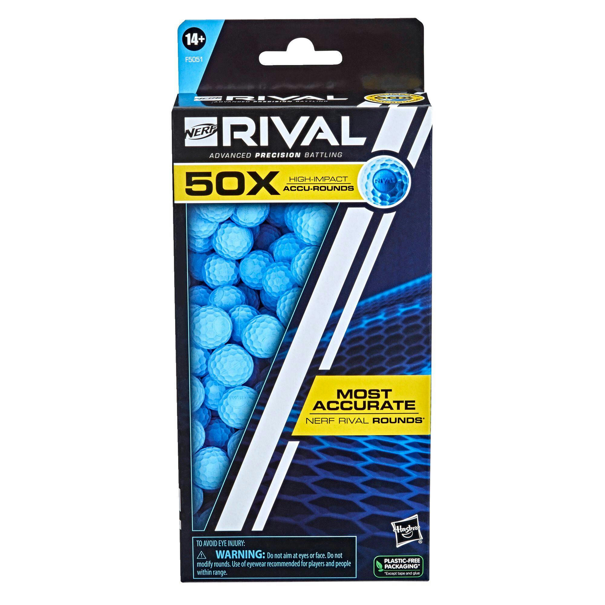 NERF Rival 50 Accu-Round Refill, Includes 50 Nerf Rival Accu-Rounds, Age 4+