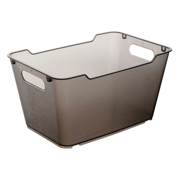 Box »Lotta«, 6,0L 29,5x19x15 cm crystal grey