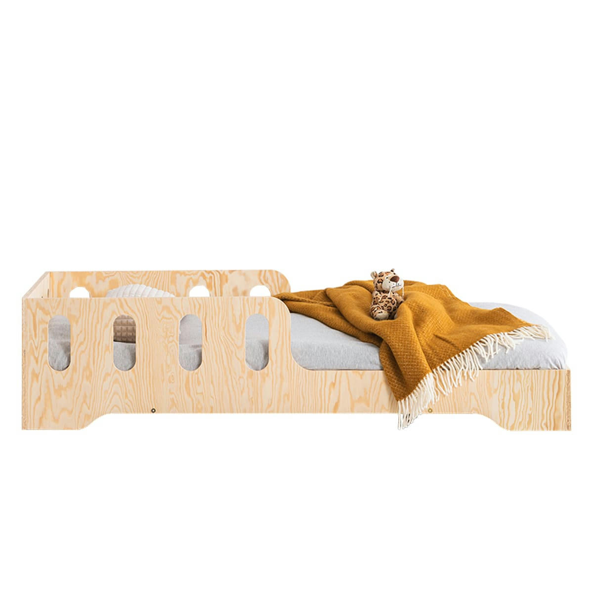 TOM - Lit 70x140 sommier inclus naturel