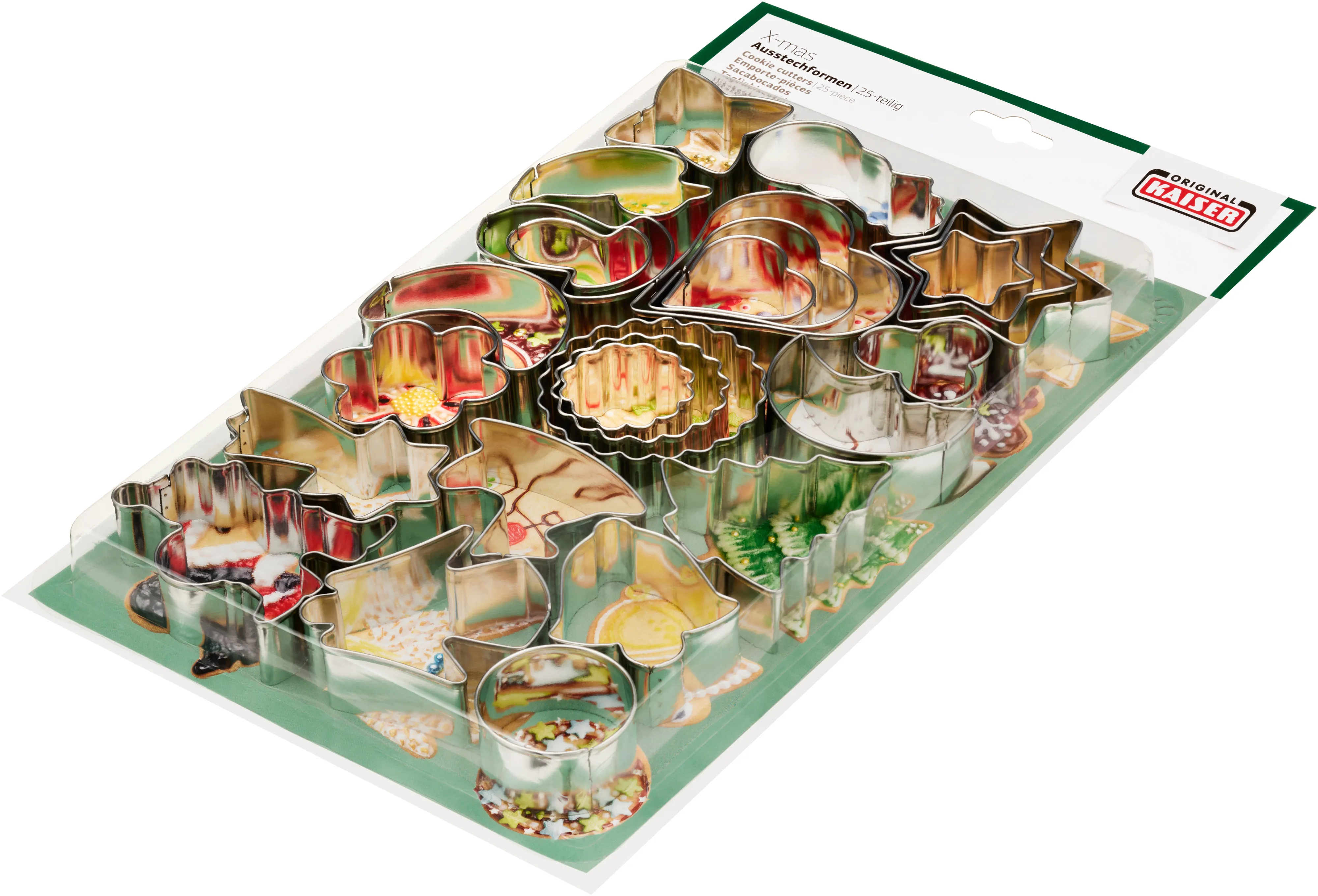 Christmas Cookie Cutter Set, 25 Pieces