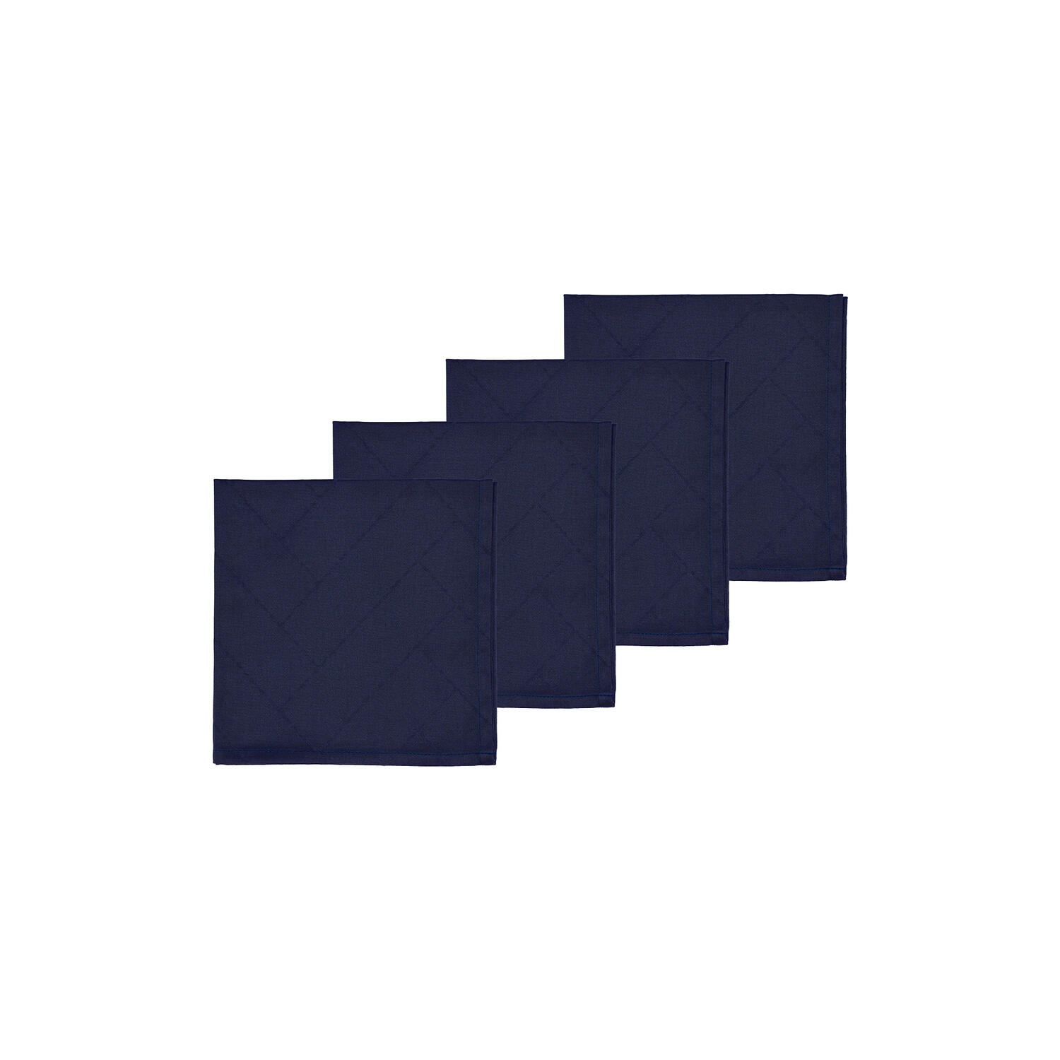 Tiles Damask stofservietter, indigo