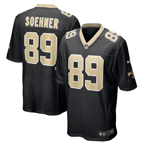 Dylan Soehner New Orleans Saints Nike Game Jersey - Black