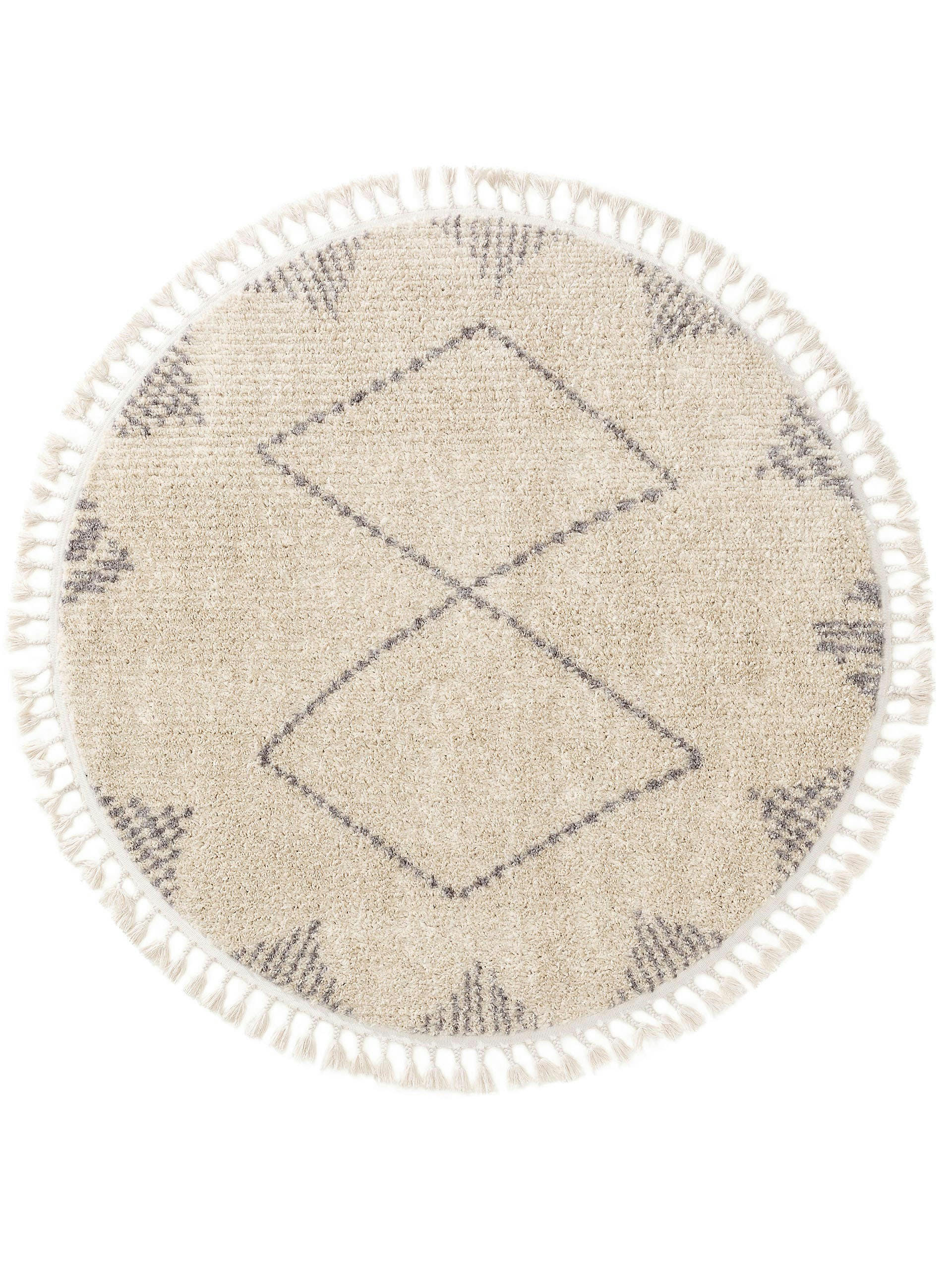 BOSSE - Tapis rond crème D 150