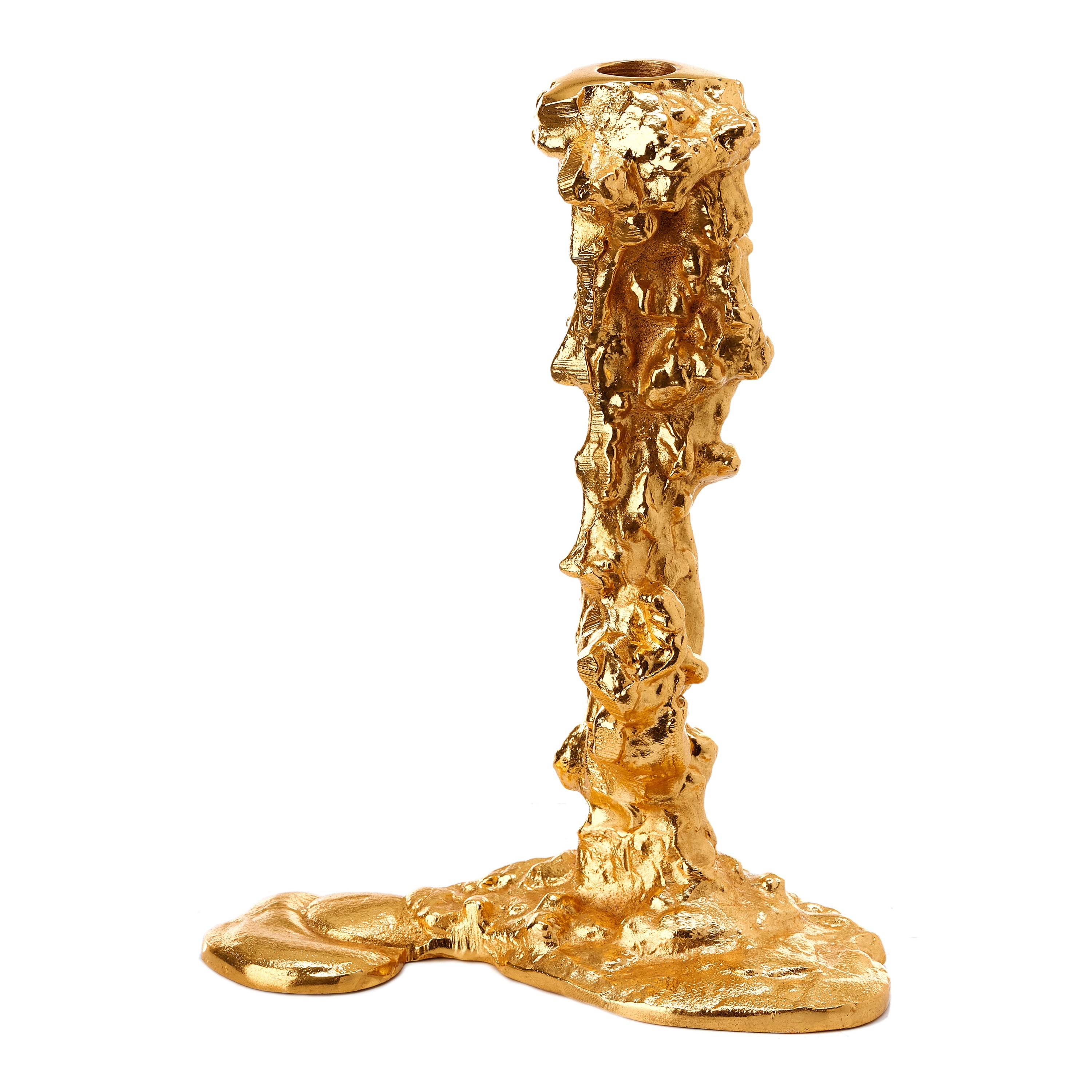 POLSPOTTEN Drip Kandelaar L - Goud