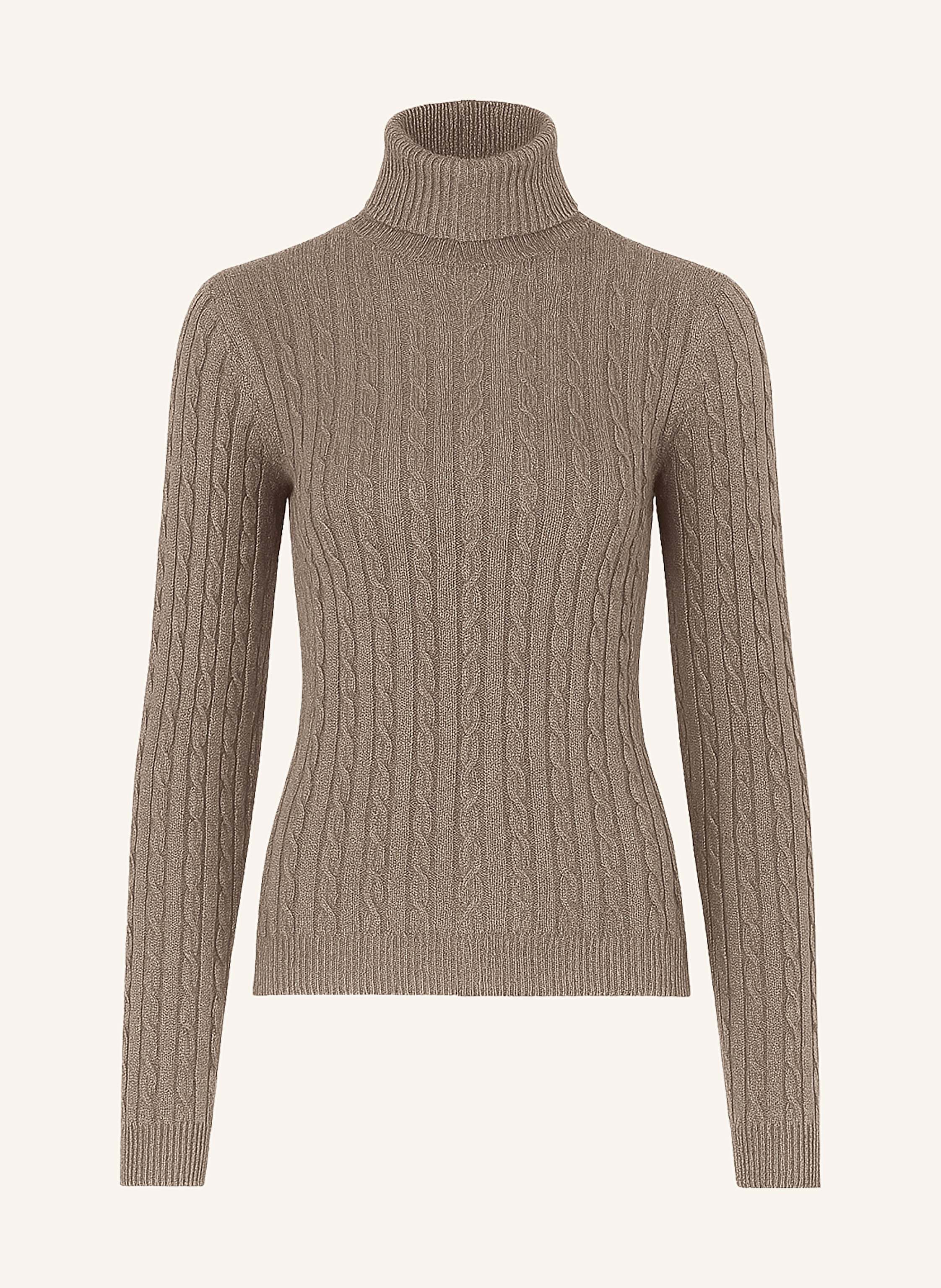FTC CASHMERE Rollkragenpullover mit Cashmere und Glitzergarn
