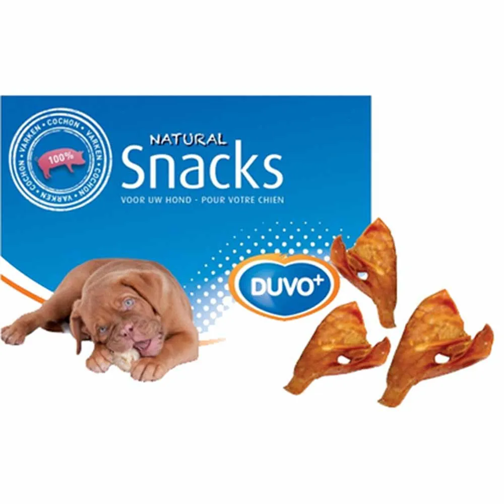 Duvo  Pig Ear Dog Snack 25 units