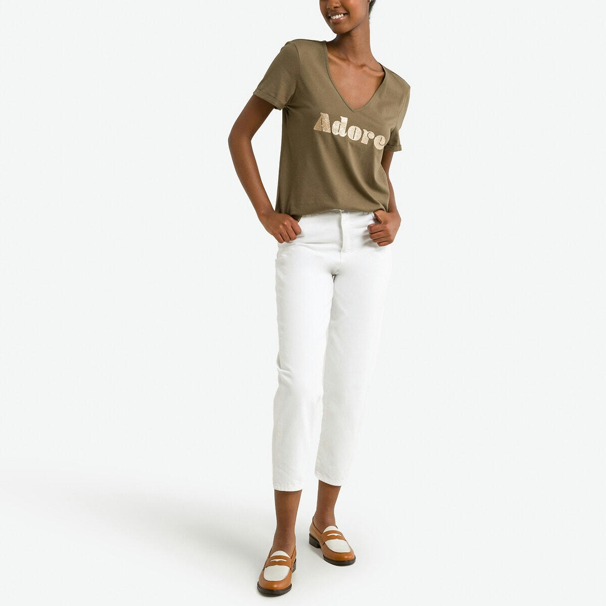 T-shirt message devant