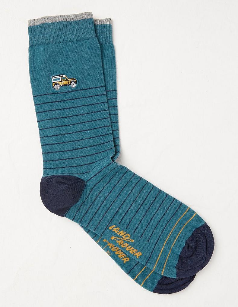 Embroidered Land Rover Socks