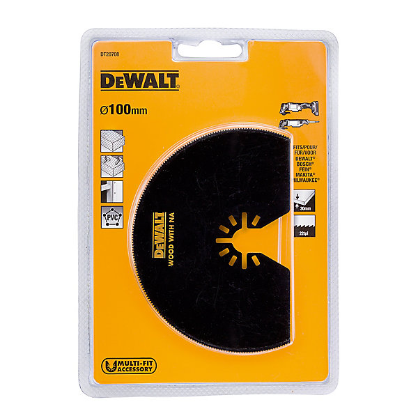Lame segmentée bois/métal universelle 100mmDeWalt