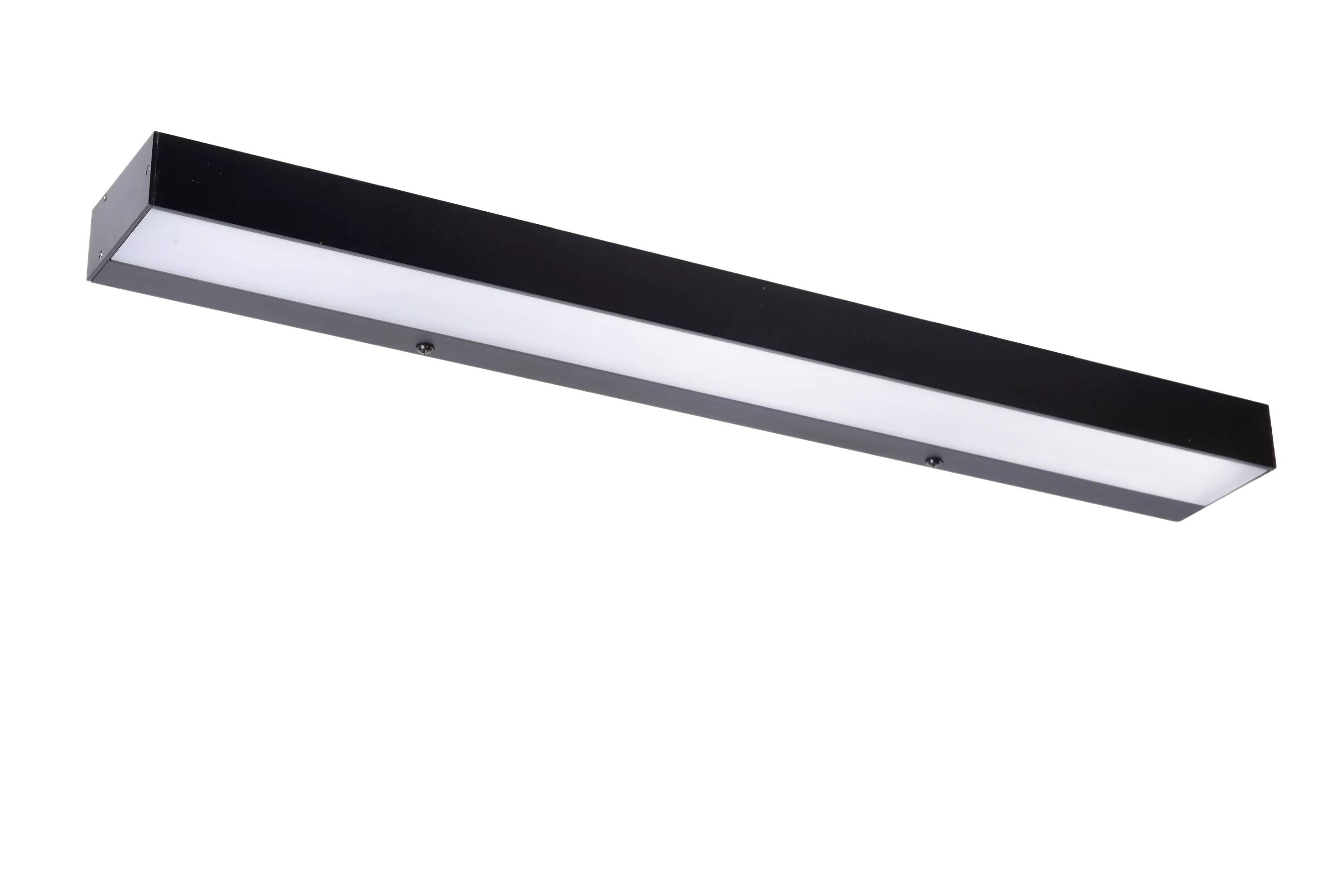 Kinkiet ALEXA łazienkowy czarny LED 1x8W 800lm wym:3,6x60x8cm IP44 Lucide